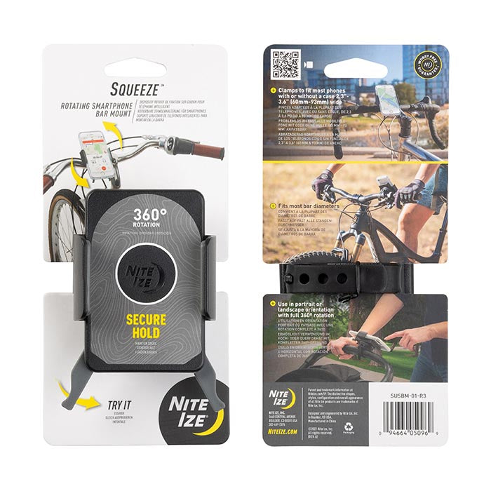 NiteIze Squeeze Rotating Smartphone Barmount