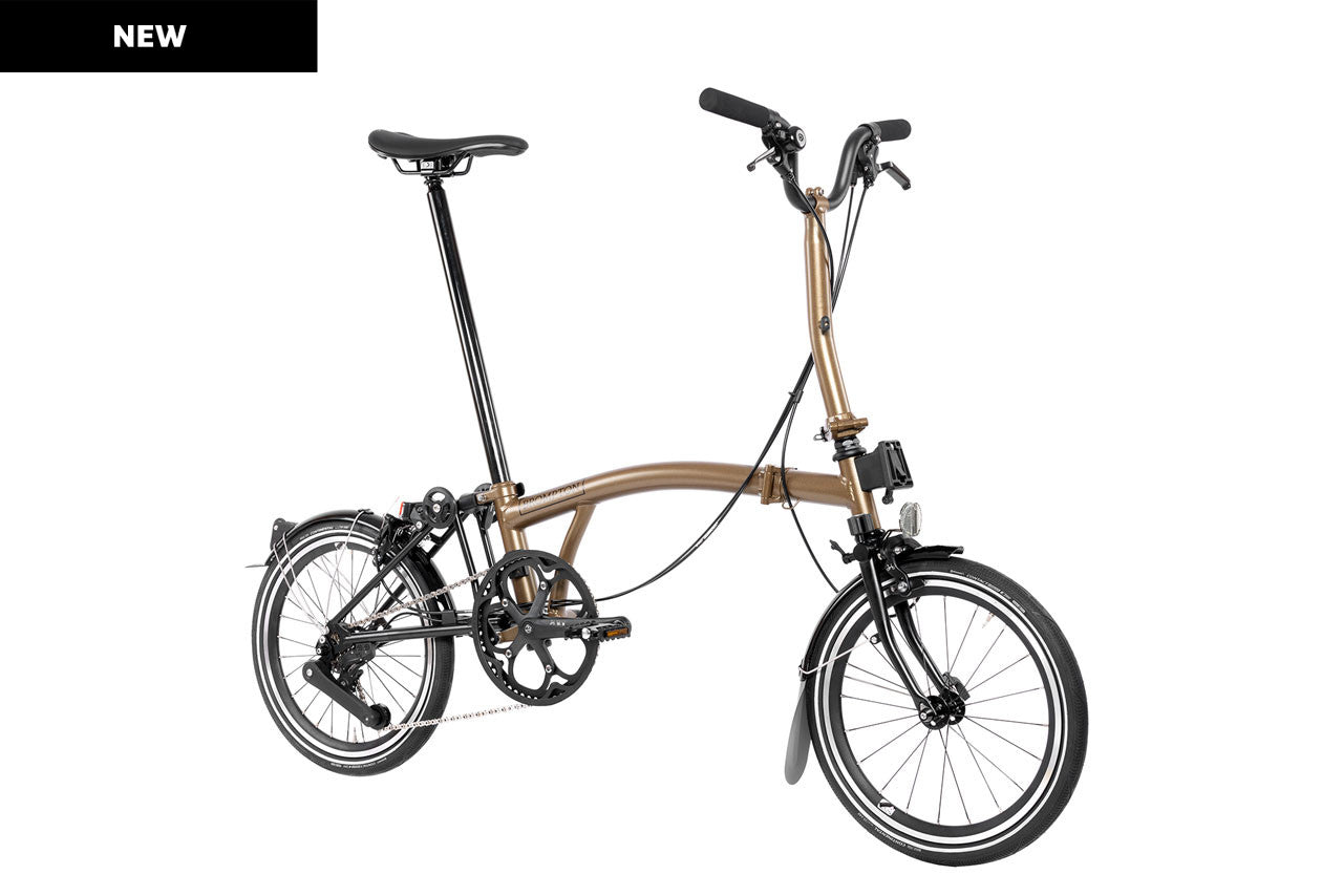 Brompton P Line Urban Bronze Sky 12 Speed