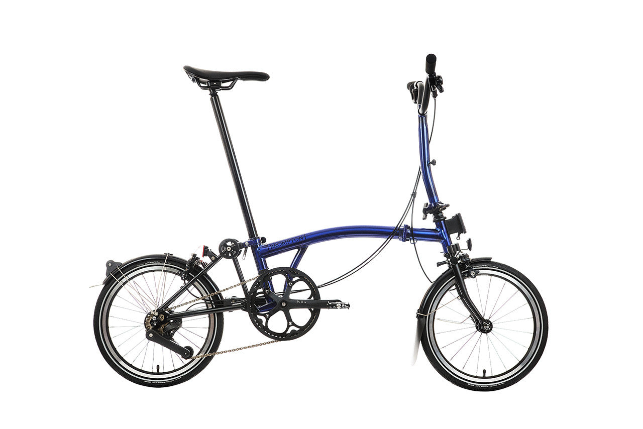 Brompton P Line Urban Bolt Blue Lacquer 4 Speed
