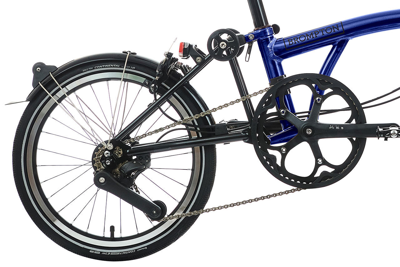 Brompton P Line Urban Bolt Blue Lacquer 4 Speed