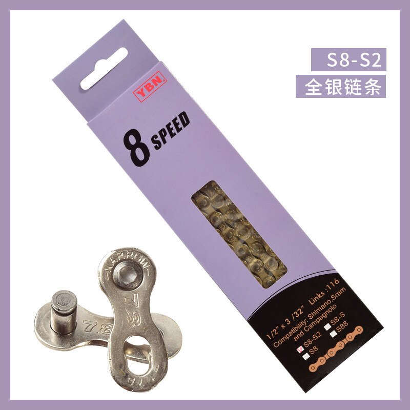 YBN 8 Speed Ti Chain