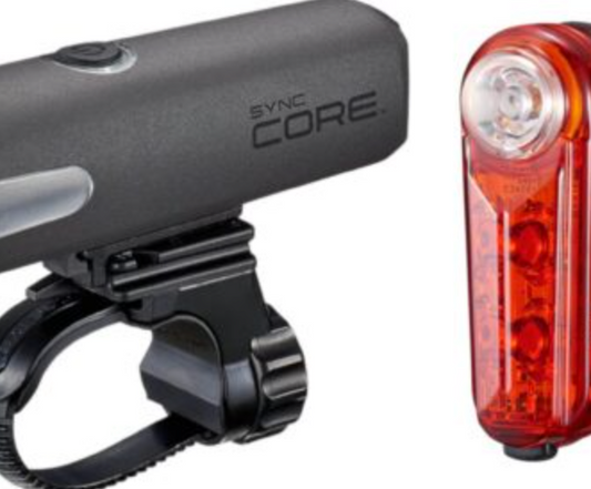 Cateye Sync Set Core & Kinetic Front & Rear Light Set