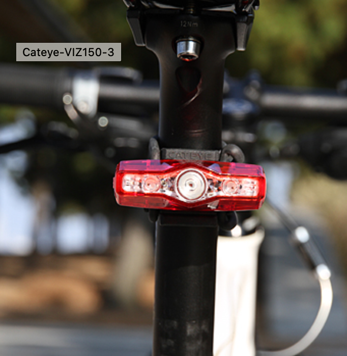 Cateye VIZ150 TL-800N Rear Light (150 LUMENS)