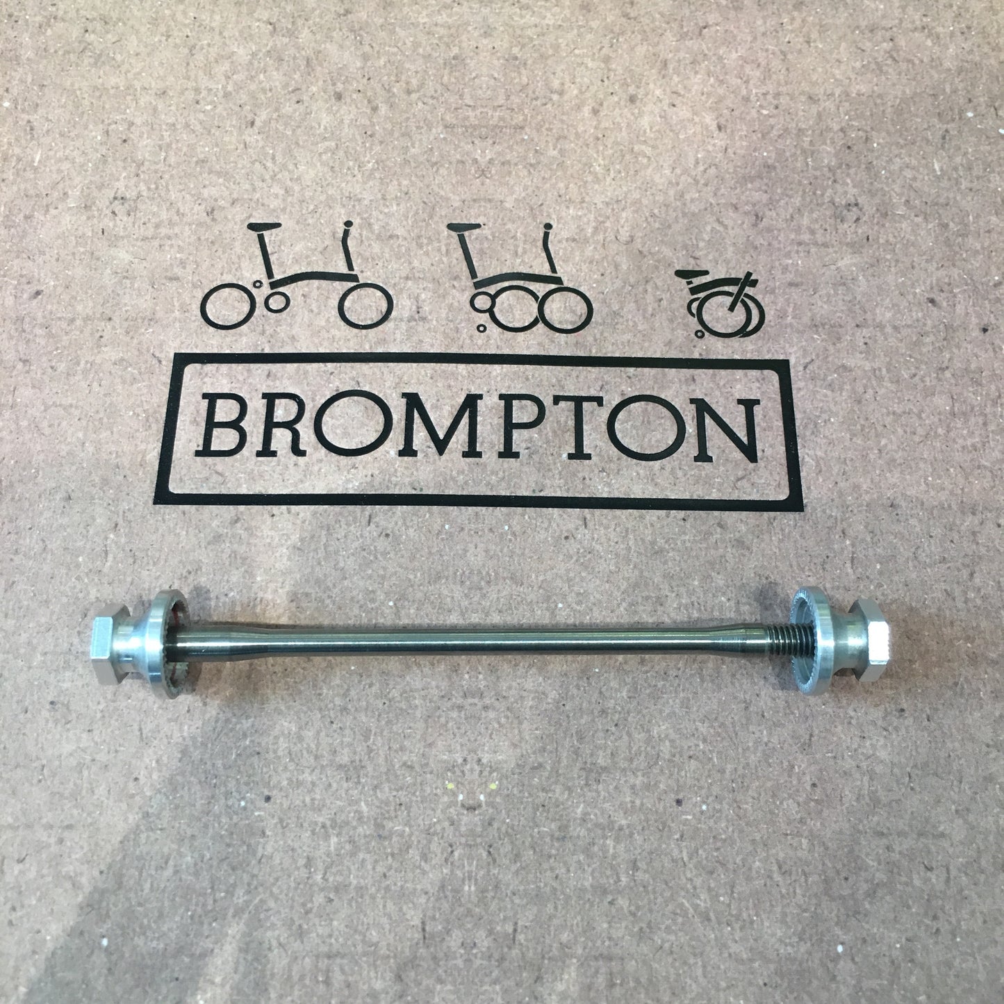 Front wheel axle