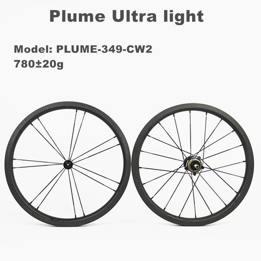 SMC 16"349 PLUME Ultralight Carbon Wheelset (7 SPEED) RHET Ceramic